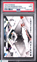 2023 Phoenix Instant Phenom Victor Wembanyama #13 Rookie White Ice /125 PSA 9