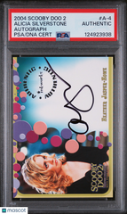 2004 Inkworks Scooby Doo 3 Autograph Alicia Silverstone PSA Auto Signature