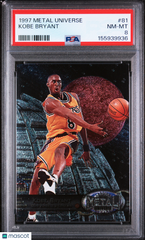 1997 Metal Universe Kobe Bryant #81 Rookie RC PSA 8 NM-MT Lakers