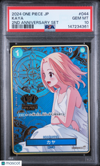2024 One Piece Japanese 2ND Anniversary Set Kaya Foil PSA 10 #044 Gem Mint