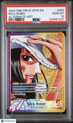 2024 One Piece Op09-Emperors New World Nico Robin Alternate Art PSA 10 #062