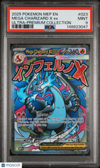 2025 Pokemon Black Star Promo Mega Charizard X EX Ultra-Premium Coll PSA 9 #023