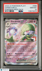 2023 Pokemon Play! SVI EN Pokemon Prize Pack Gardevoir EX #086 PSA 10