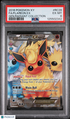 2016 Pokemon Xy Generations Radiant Collection Flareon EX #RC28 Fa PSA 6