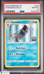 2022 Pokemon Go Gyarados Holo PSA 10 #022 Low Pop Gem Mint Tough Grade