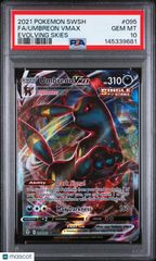 2021 Pokemon Sword & Shield Evolving Skies Umbreon VMAX Fa PSA 10 #095 Gem Mint