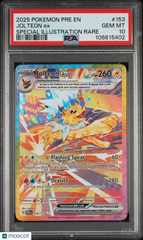 2025 Pokemon Pre EN-Prismatic Jolteon EX #153 Special Illustration Rare PSA 10