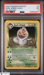 2000 Pokemon Rocket Dark Arbok Holo 1st Edition PSA 5 #2