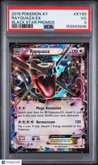 2015 Pokemon Xy Black Star Promos Rayquaza EX Foil Holo Promo PSA 3 #XY69