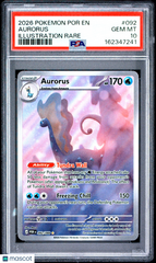 2026 Pokemon Perfect Order Aurorus Illustration Rare PSA 10 #092 Gem Mint