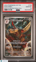 2024 Pokemon SVP EN-SV Black Star Promo Kingambit Illustration Coll PSA 10 #130