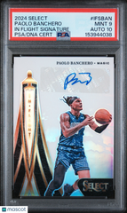 2024 Panini Select In Flight Signatures Paolo Banchero #/249 PSA 9 Auto 10