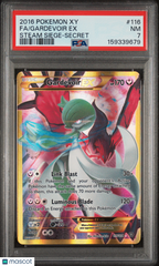 2016 Pokemon Xy Steam Siege Gardevoir EX Foil Full Art -Secret Fa PSA 7 #116