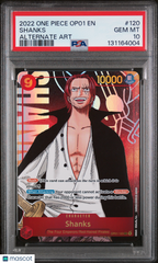 2022 One Piece Op01-Romance Dawn Shanks Full Art Alternate Art PSA 10 #120