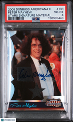 2008 Donruss Americana II Peter Mayhew CHEWBACCA Autograph Relic #130 PSA 4