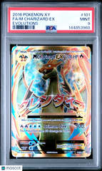 2016 Pokemon Xy Evolutions M Charizard EX Full Art Fa Evolutions PSA 9 #101 Mint
