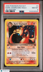 2000 Pokemon Rocket Dark Charizard Holo 1st Edition PSA 8 NM-MT #4