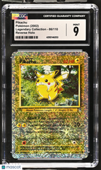 2002 Pokemon Legendary Collection Pikachu Reverse Holo CGC 9 #86/110 Mint