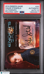 2014 Ender's Game Autograph Hailee Steinfeld Signature PSA Auto 10
