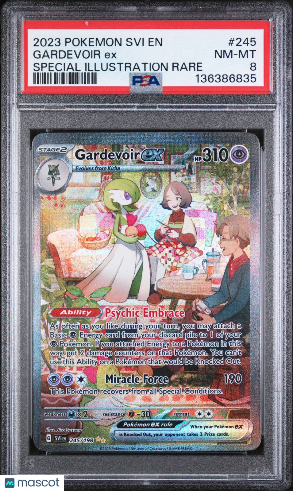 2023 Pokemon Scarlet & Violet Gardevoir EX Special Illustration Rare PSA 8 #245