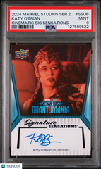 2024 Upper Deck Marvel Studios S2 Cinematic Sig Katy O'brian PSA 9 Autograph