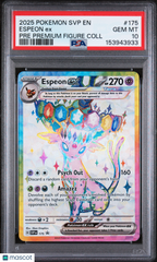 2025 Pokemon SVP Black Star Promo Espeon EX Pre Premium Figure Coll PSA 10 #175