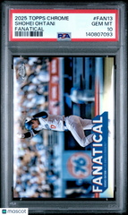 2025 Topps Chrome Fanatical Shohei Ohtani SP PSA 10 Gem Mint Dodgers