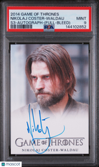 2014 Game Of Thrones Season 3-Autograph Nikolaj Coster-Waldau PSA 9 Auto