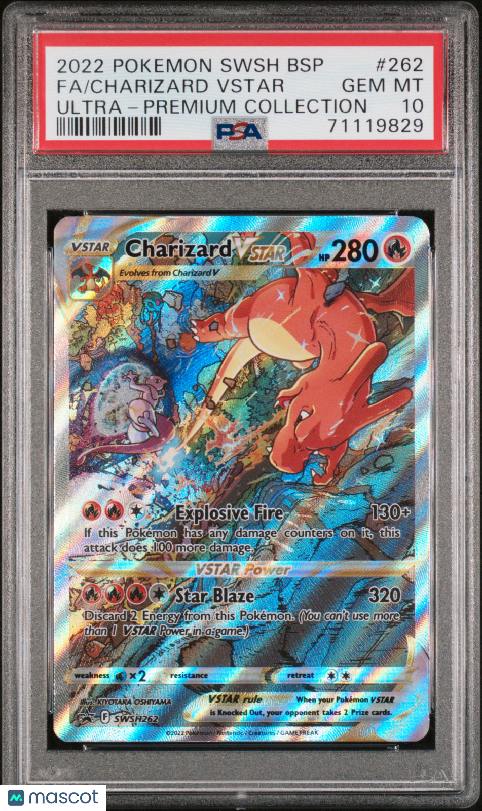 2022 Pokemon Black Star Promo Charizard VSTAR Ultra Premium Coll Fa PSA 10 #262