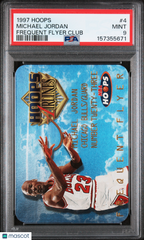 1997 Hoops Frequent Flyer Club Michael Jordan #4 SP Die Cut PSA 9 Bulls