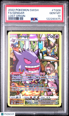 2022 Pokemon Sword & Shield Lost Origin Gengar Fa Lost Origin PSA 10 #TG06