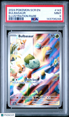 2024 Pokemon SCR EN-Stellar Crown Bulbasaur Illustration Rare PSA 9 #143 Mint