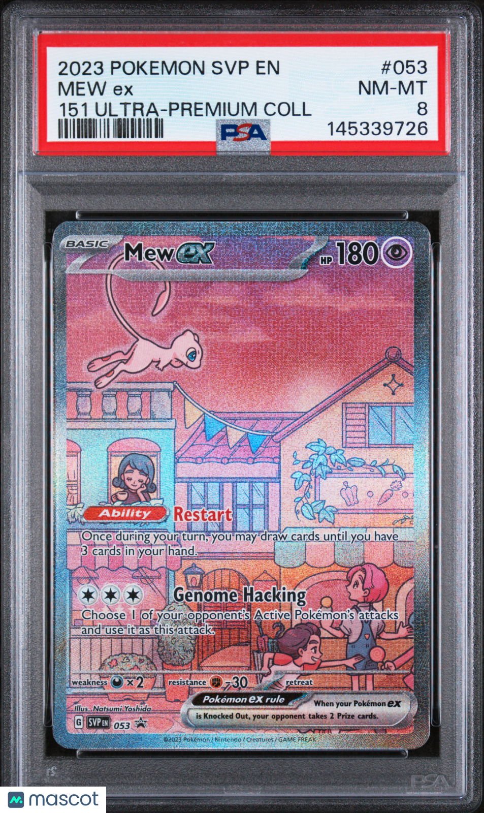 2023 Pokemon Black Star Promo Mew EX 151 Ultra-Premium Coll PSA 8 #053