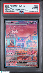 2023 Pokemon Black Star Promo Mew EX 151 Ultra-Premium Coll PSA 8 #053