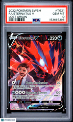 2022 Pokemon Sword & Shield Lost Origin Eternatus V Fa PSA 10 #TG21 Gem