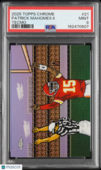 2025 Topps Chrome Tecmo Patrick Mahomes II #21 SSP PSA 9 Mint