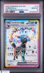 2025 Pokemon Black Star Promo Umbreon EX Pre Premium Figure Coll PSA 10 #176