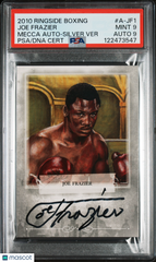 2010 Ringside Boxing Mecca Autograph Joe Frazier #A-JF1 Silver Auto PSA 9 Auto