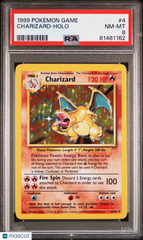 1999 Pokemon Game Charizard #4 PSA 8 NM-MT HOLO