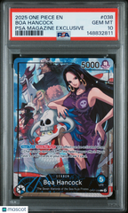 2025 One Piece Promos Boa Hancock Foil Promo PSA Magazine Exclusive PSA 10 #038