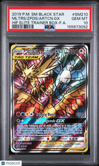 2019 Pokemon Black Star Promo Articuno Moltres Zapdos ETB tag Team PSA 10 #SM210