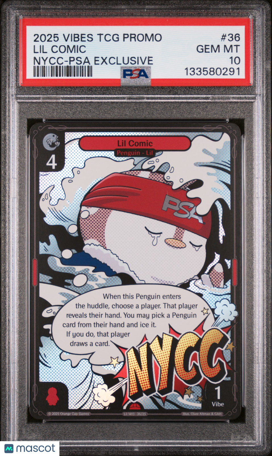 2025 Vibes TCG Promos Lil Comic Nycc-PSA Exclusive PSA 10 #36 NY Comic Con