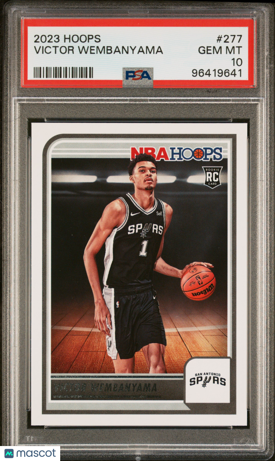 2023 Panini NBA Hoops Victor Wembanyama #277 Rookie RC PSA 10 Gem Mint