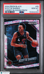 2024 Panini Prizm Black Scottie Barnes #65 Cherry Blossom #/20 PSA 10 POP 2