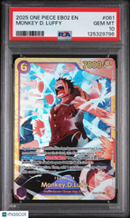 2025 One Piece Eb02-Extra Booster -Anime 25th Coll Monkey D. Luffy PSA 10 #061