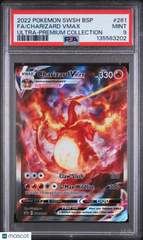 2022 Pokemon Swsh Black Star Promo Charizard VMAX Fa Ultra-Premium PSA 9 #261