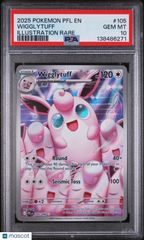 2025 Pokemon PFL EN-Phantasmal Flames Wigglytuff Illustration Rare PSA 10 #105