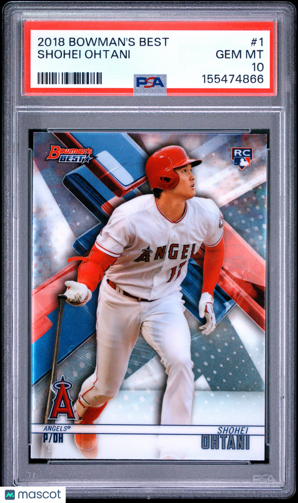 2018 Bowman's Best Shohei Ohtani #1 Rookie RC PSA 10 Dodgers Gem Mint