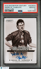 2010 Razor Pop Century Signatures Weird Al Yankovic #AUWAY PSA 10 1ST AUTO