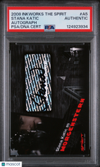 2008 Inkworks The Spirit Autographs Stana Katic #A5 PSA Auto Castle
